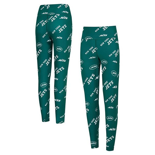 

Женские трикотажные леггинсы concepts sport green new york jets breakthrough allover print Unbranded