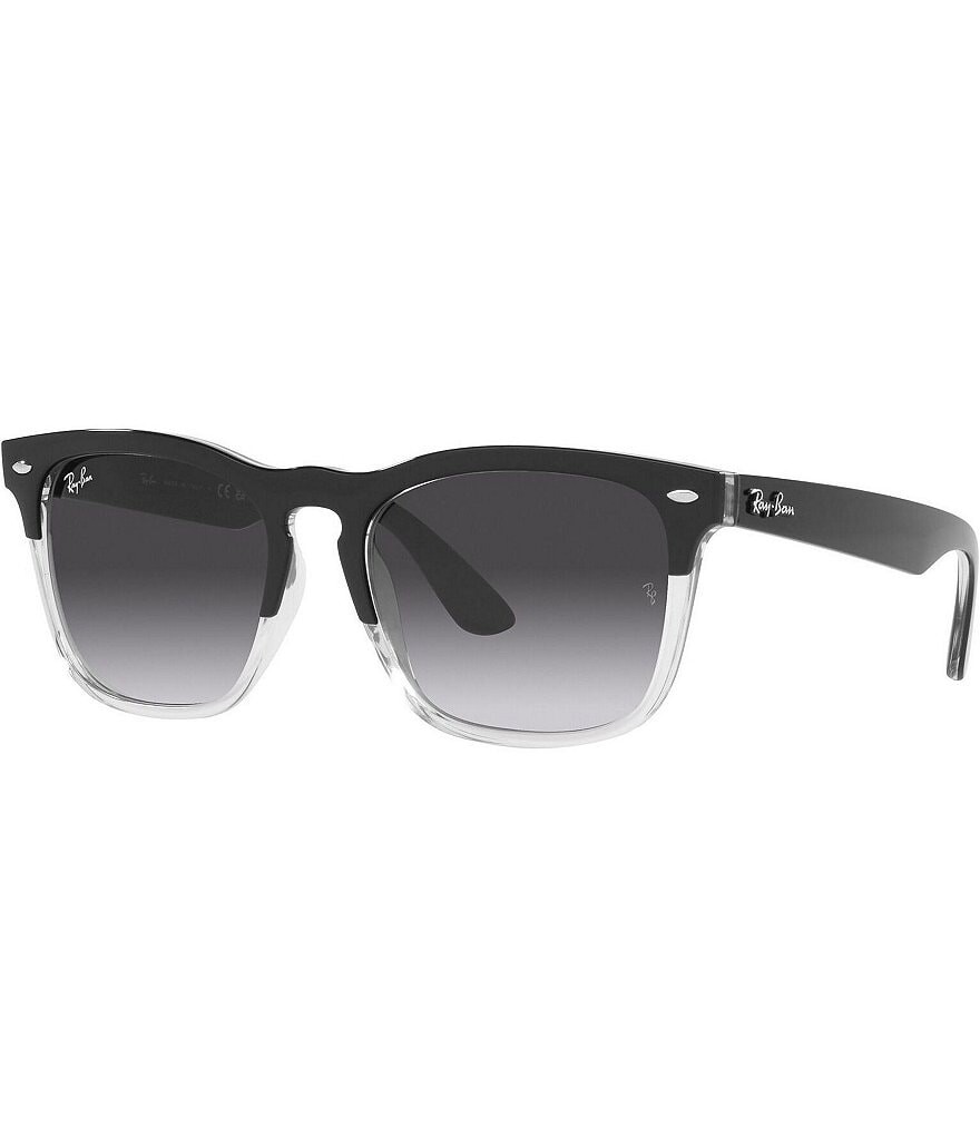 

Квадратные солнцезащитные очки Ray-Ban унисекс Steve 54 мм с градиентом, черный