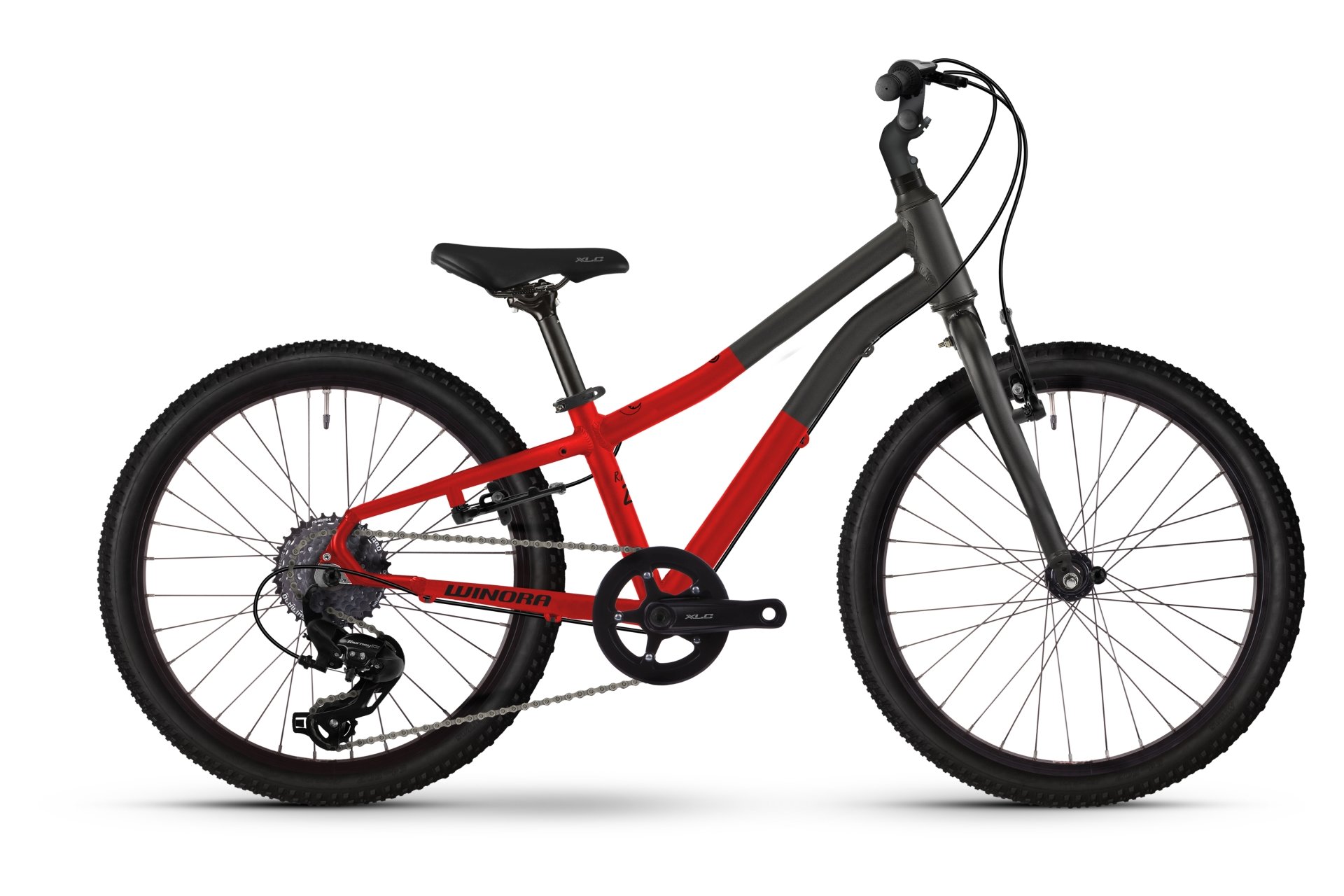 

Детский велосипед Winora Rage 20 - 20 дюймов - Diamant - 2024, цвет Rot|Red/Black Chalk