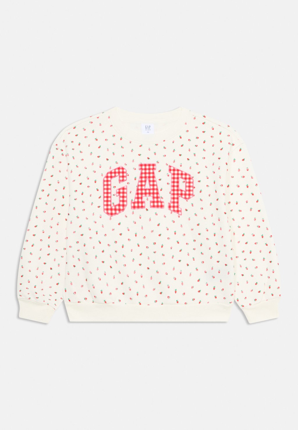 

Толстовка LOGO FILL WEDGE CREW GIRLS GAP, слоновая кость