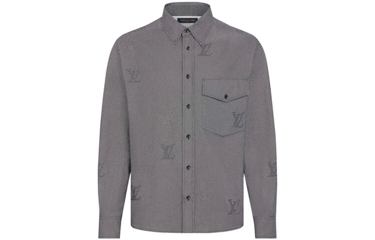 

Новые квартальные продукты LV Shirt Men Grey Louis Vuitton, серый