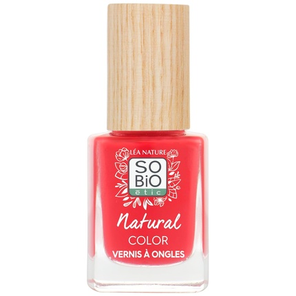 

Натуральный лак для ногтей Lea Nature So Bio Etic, оттенок «Маково-красный» Sobio Etic