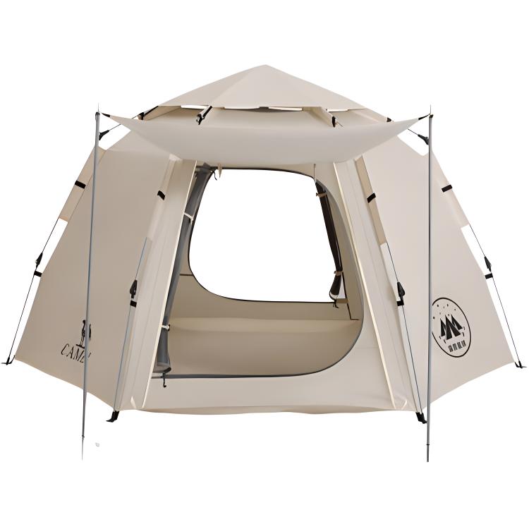 

Палатка для кемпинга с пружинным механизмом, одна спальня и гостиная, автоматическая установка Spring Press CAMEL