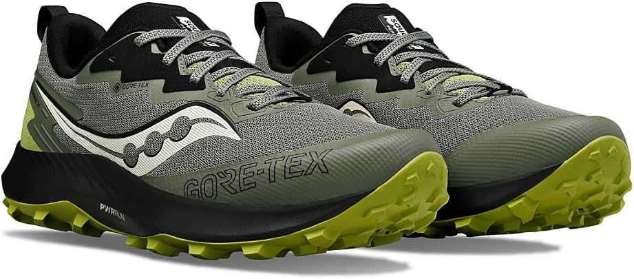 Мужские кроссовки для трейлового бега Saucony Peregrine 14, Bough/Olive — фото 2