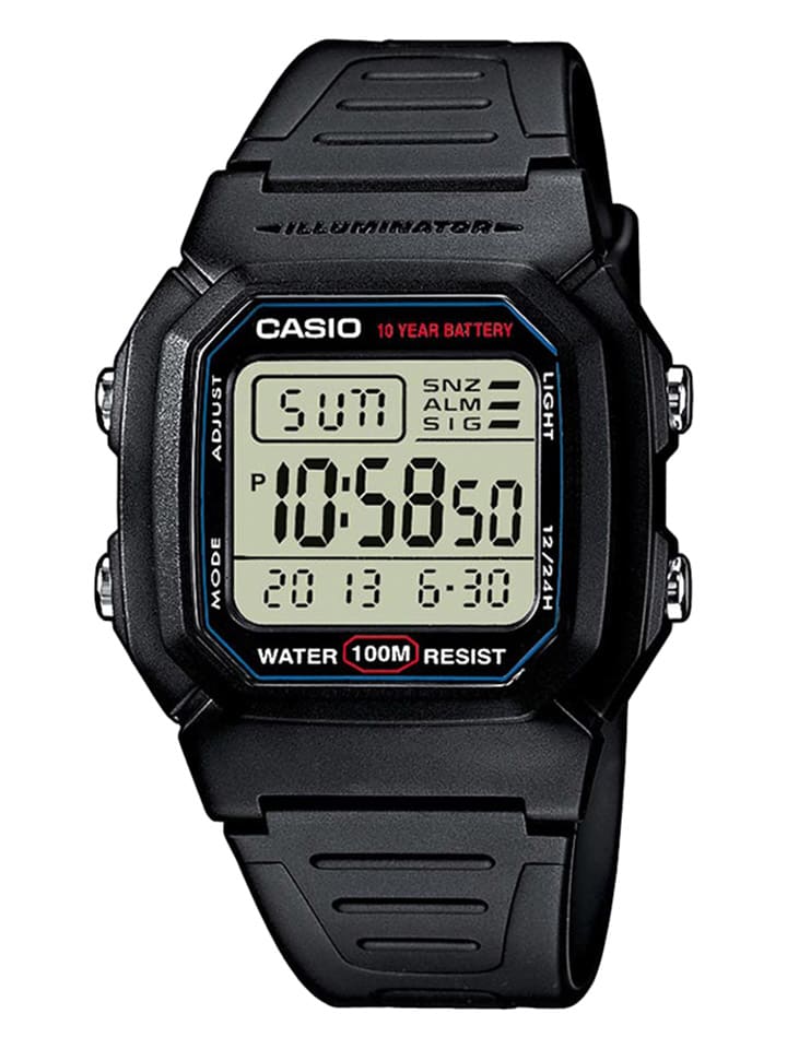

Кварцевые часы Casio Collection в черном цвете