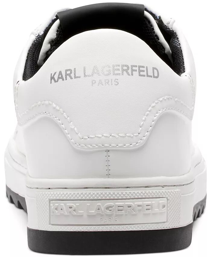 Мужские теннисные кроссовки Karl Lagerfeld из гладкой кожи KARL LAGERFELD PARIS, белый — фото 4