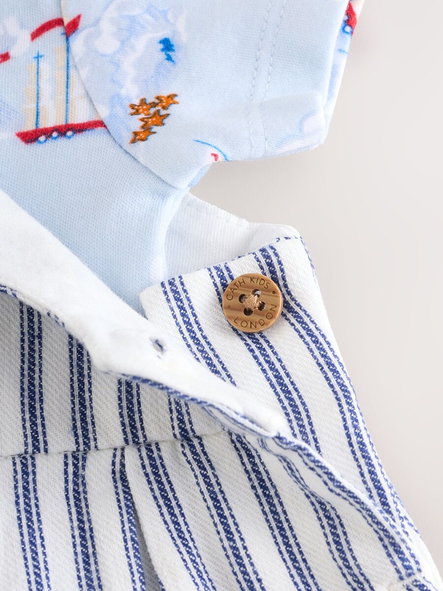 Комбинезон свободного кроя Next Cath Kidston, синий/темно-синий/голубой — фото 4