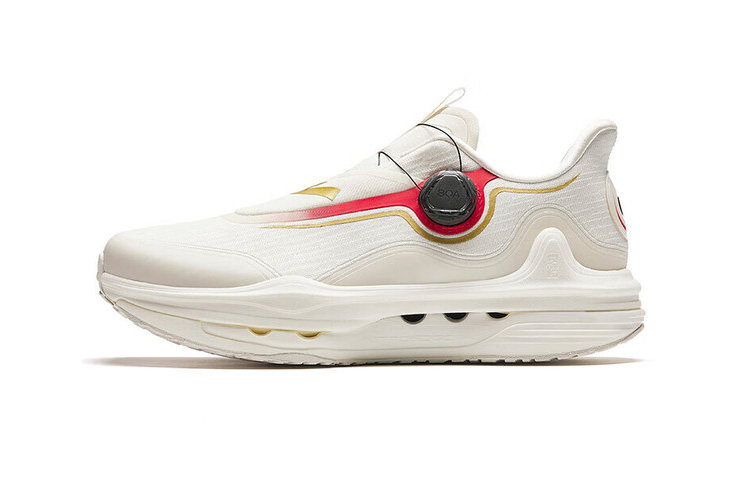 

Анта Чемпион Всепогодная серия Амортизирующие износостойкие низкие кроссовки мужские бело-красные