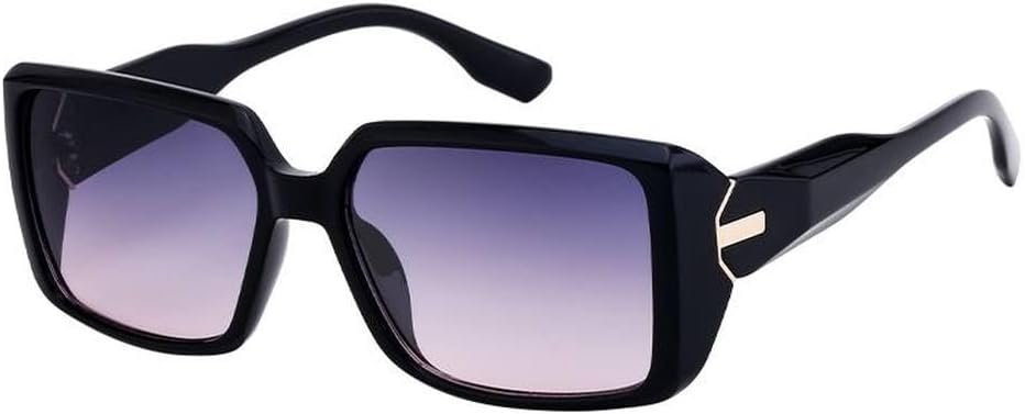 

Винтажные прямоугольные солнцезащитные очки для женщин и мужчин, роскошные солнцезащитные очки в толстой оправе для мужчин, в стиле панк, для активного отдыха и путешествий, SUN1660 Generic, C3blackgreenpink