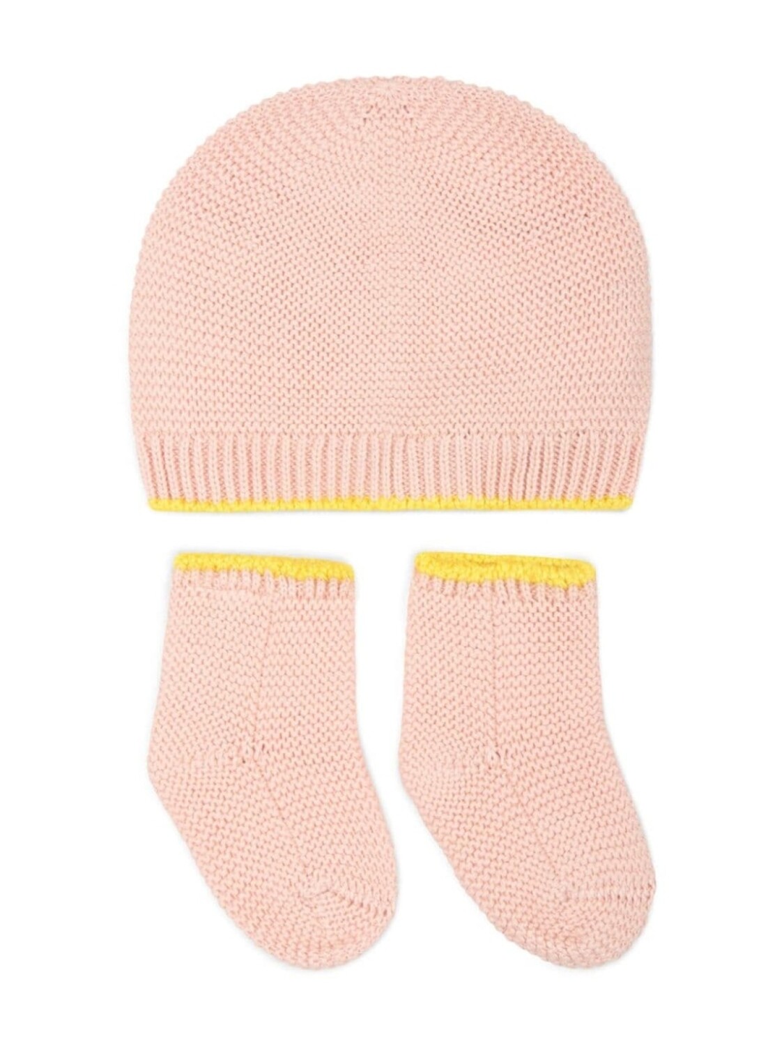 

Gensami kids комплект из шапки и перчаток с принтом, розовый