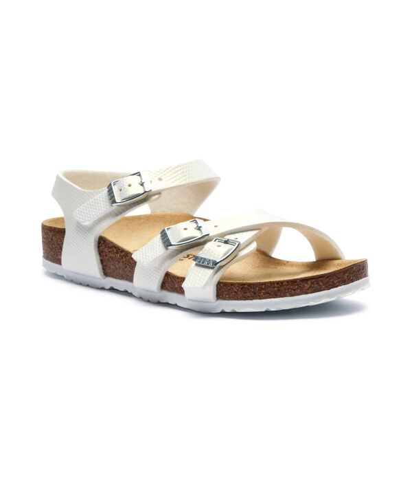 

Сандалии с узором кумба Birkenstock, белый