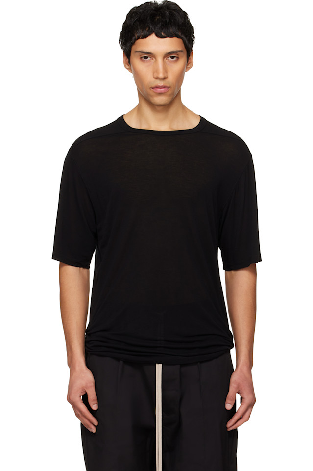 

Шелковая футболка Temple Brad Rick Owens, черный