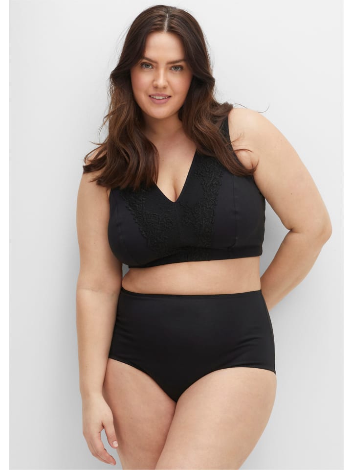 

Бюстгальтер без косточек sheego, черный