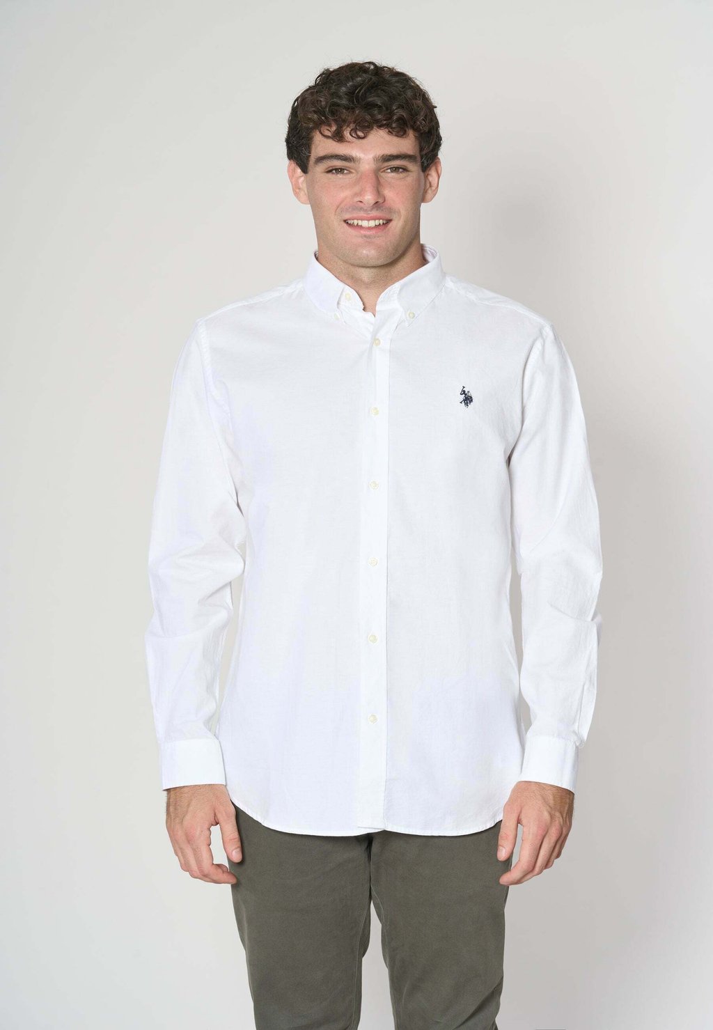 

Рубашка IN REGULAR FIT LOGO U.S. Polo Assn., белый