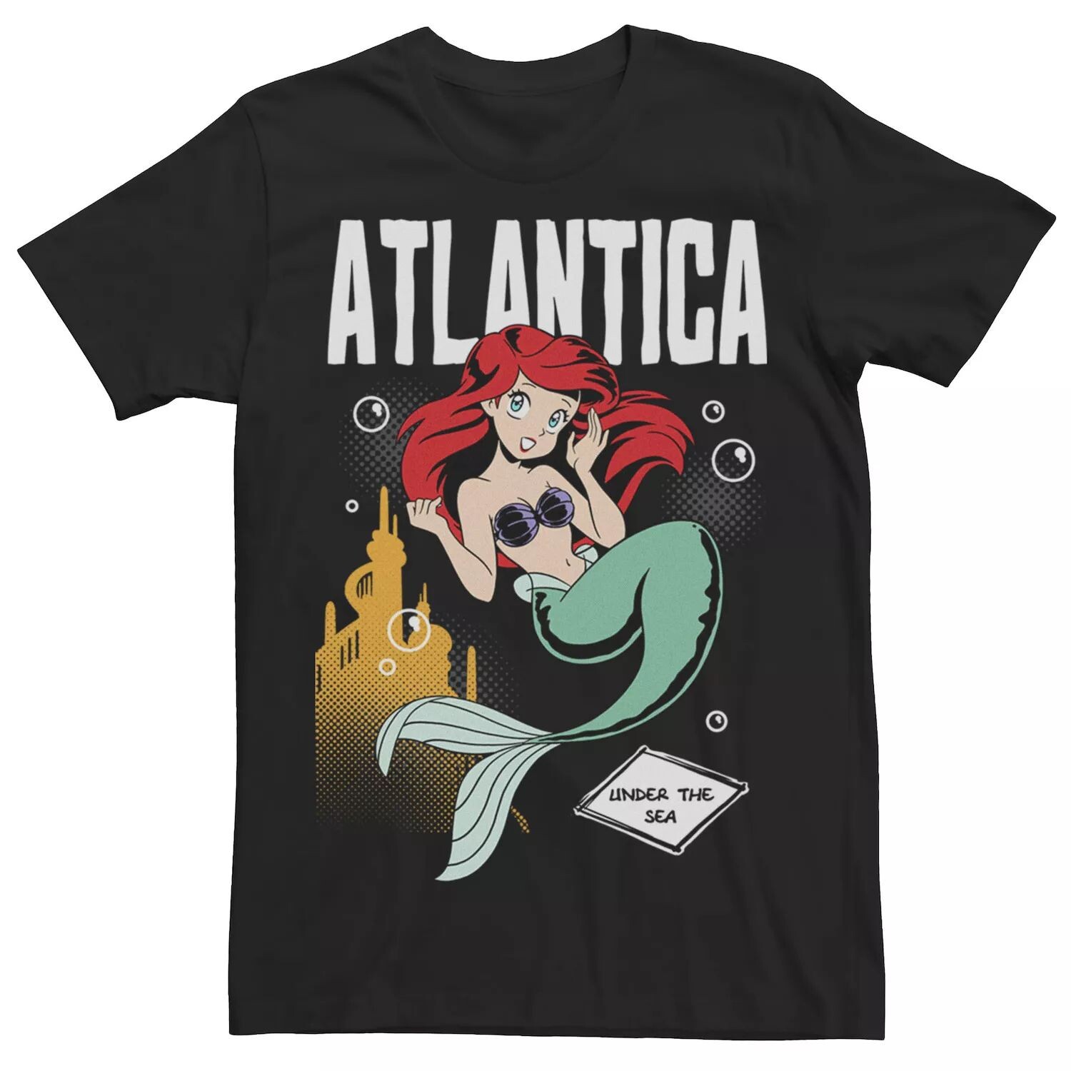 

Мужская футболка Русалочка Alantica в стиле аниме Ariel Disney