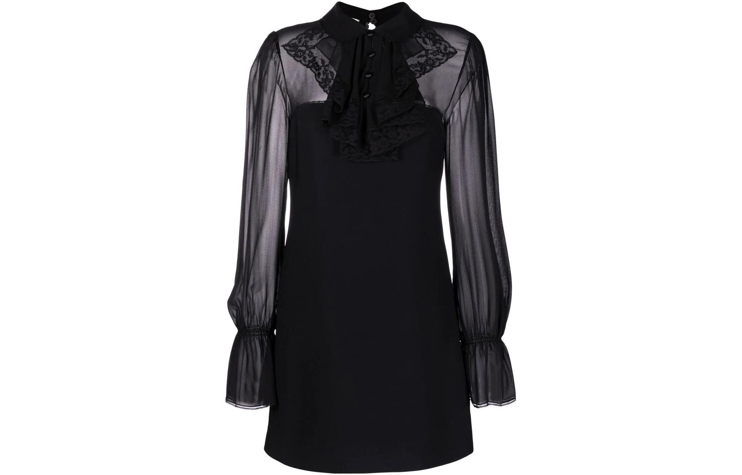 

Платье Miu Miu с длинными рукавами, черный