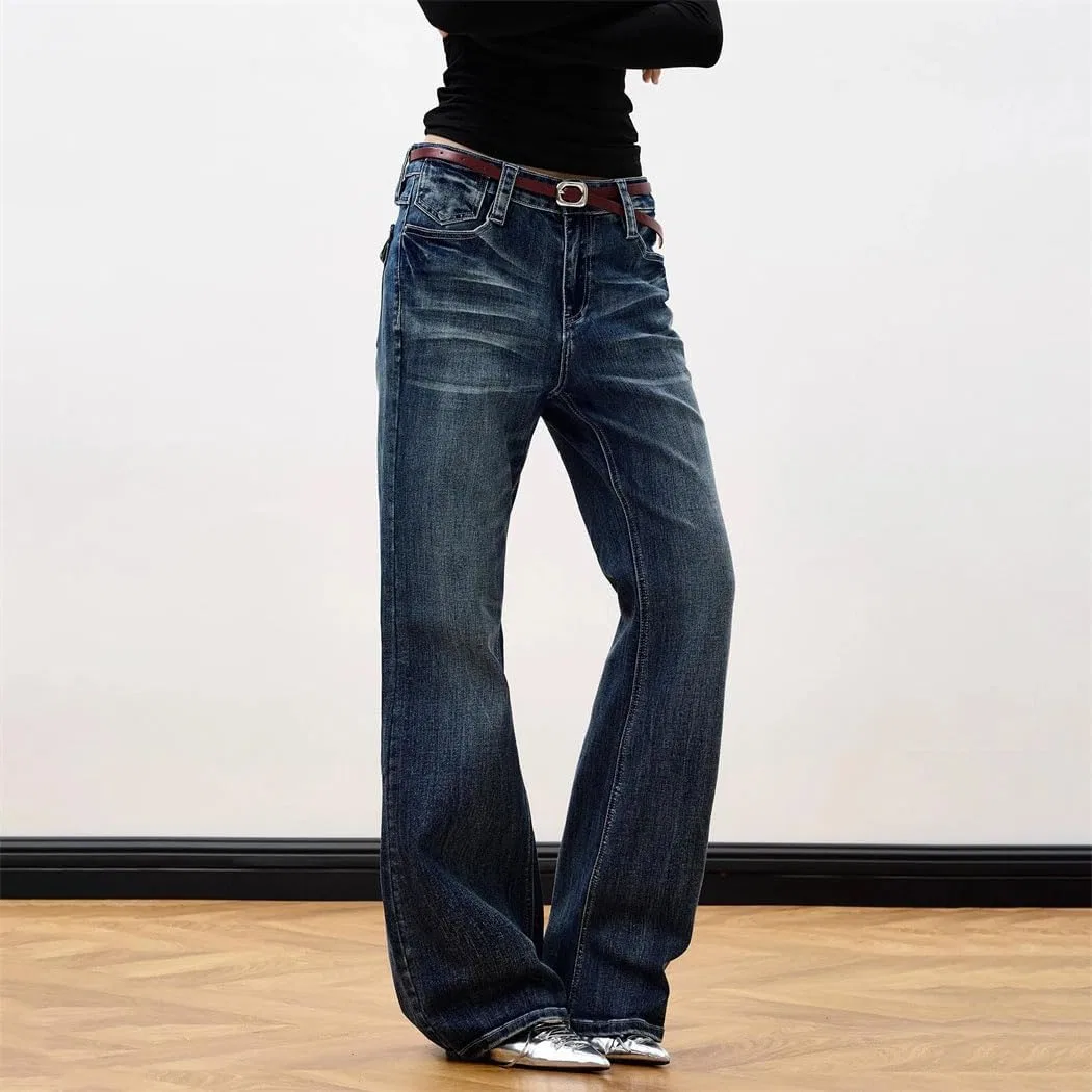 Джинсы клеш Women Stretch, Синий — фото 4