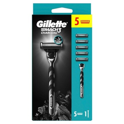 

Мужская бритва Mach3 Charcoal с 3 лезвиями, Gillette