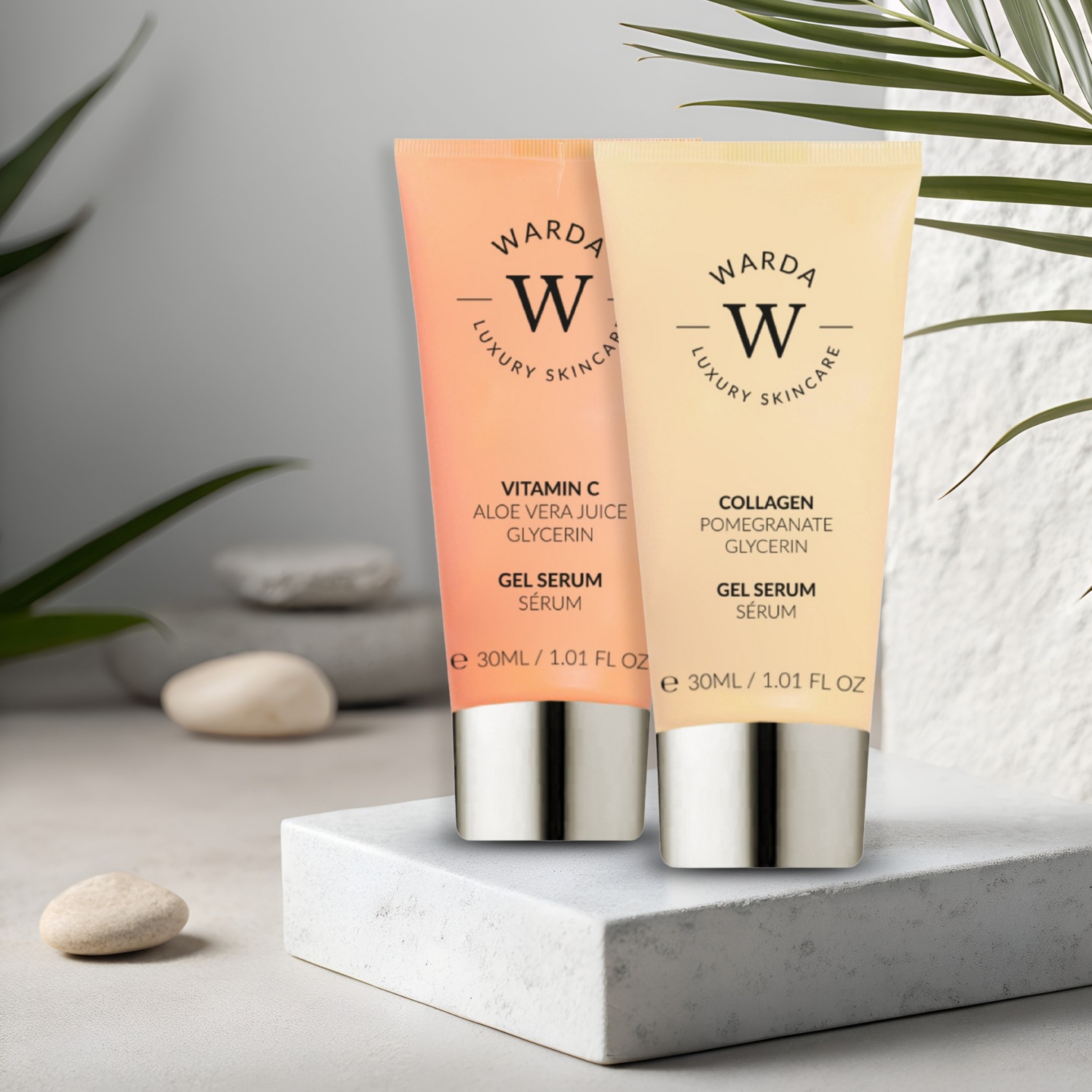 Набор Warda — Для лица glow & lift duo vitamin c gelserum + kollagen gelserum , количество 1 шт., 30 мл — фото 2