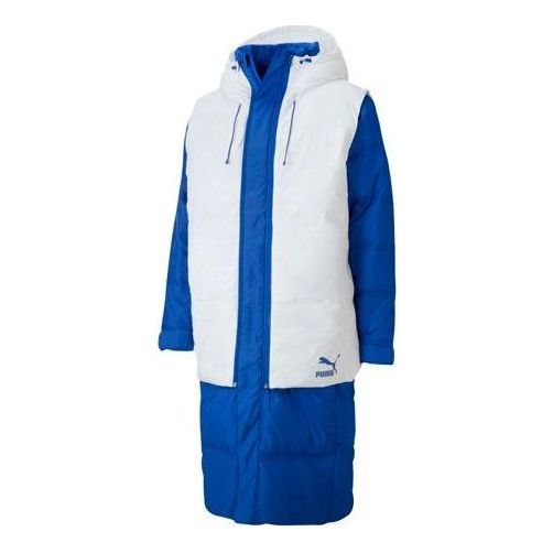 

Куртка layer down jacket 'blue white' Puma, синий