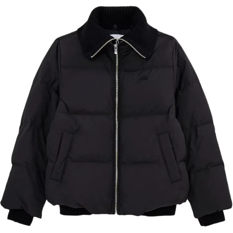 Пуховик LACOSTE Women's Lapel, черный