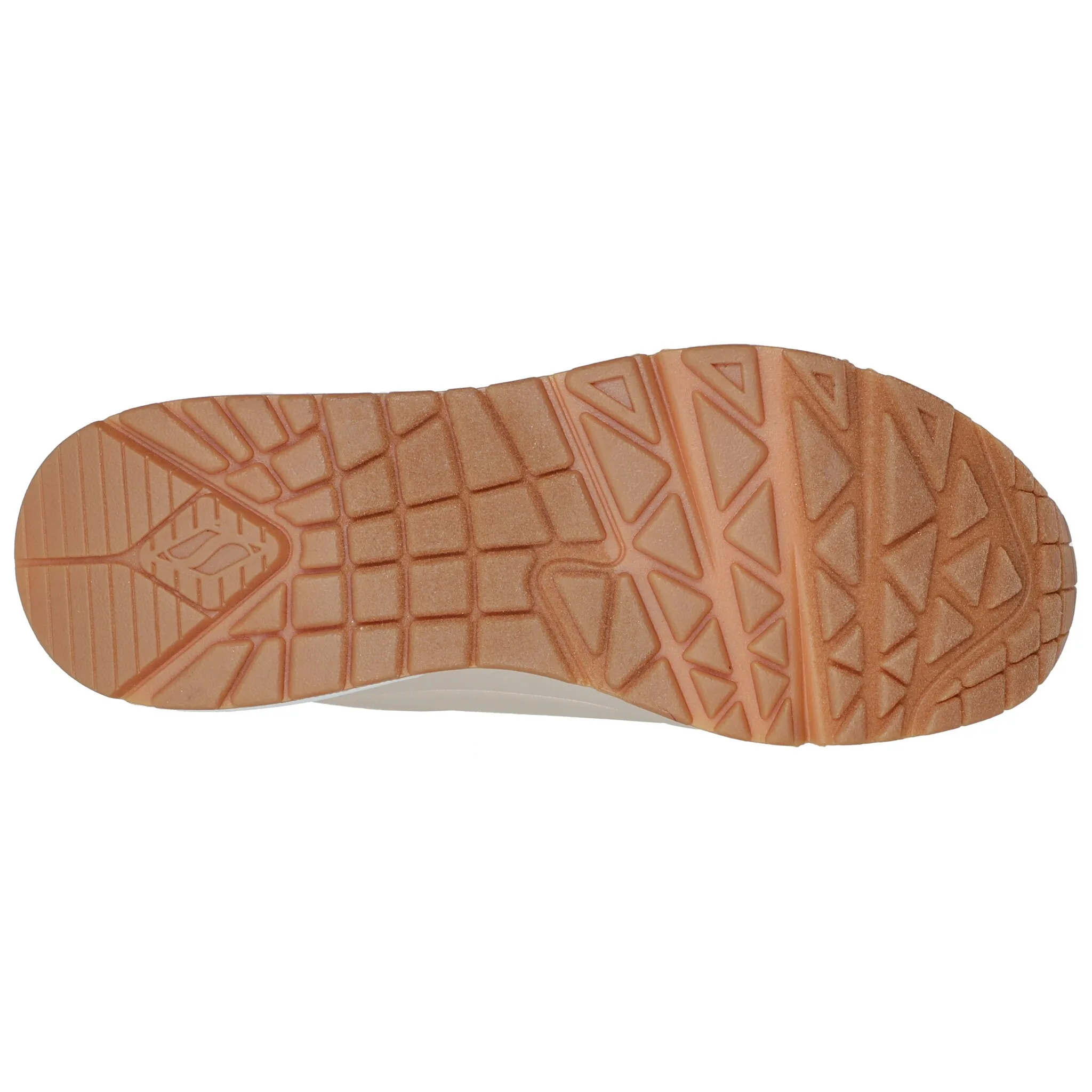 Слипоны Skechers "UNO SHIMMER AWAY", тапочки, повседневная обувь, полуботинки на модной танкетке, цвет Natur — фото 2