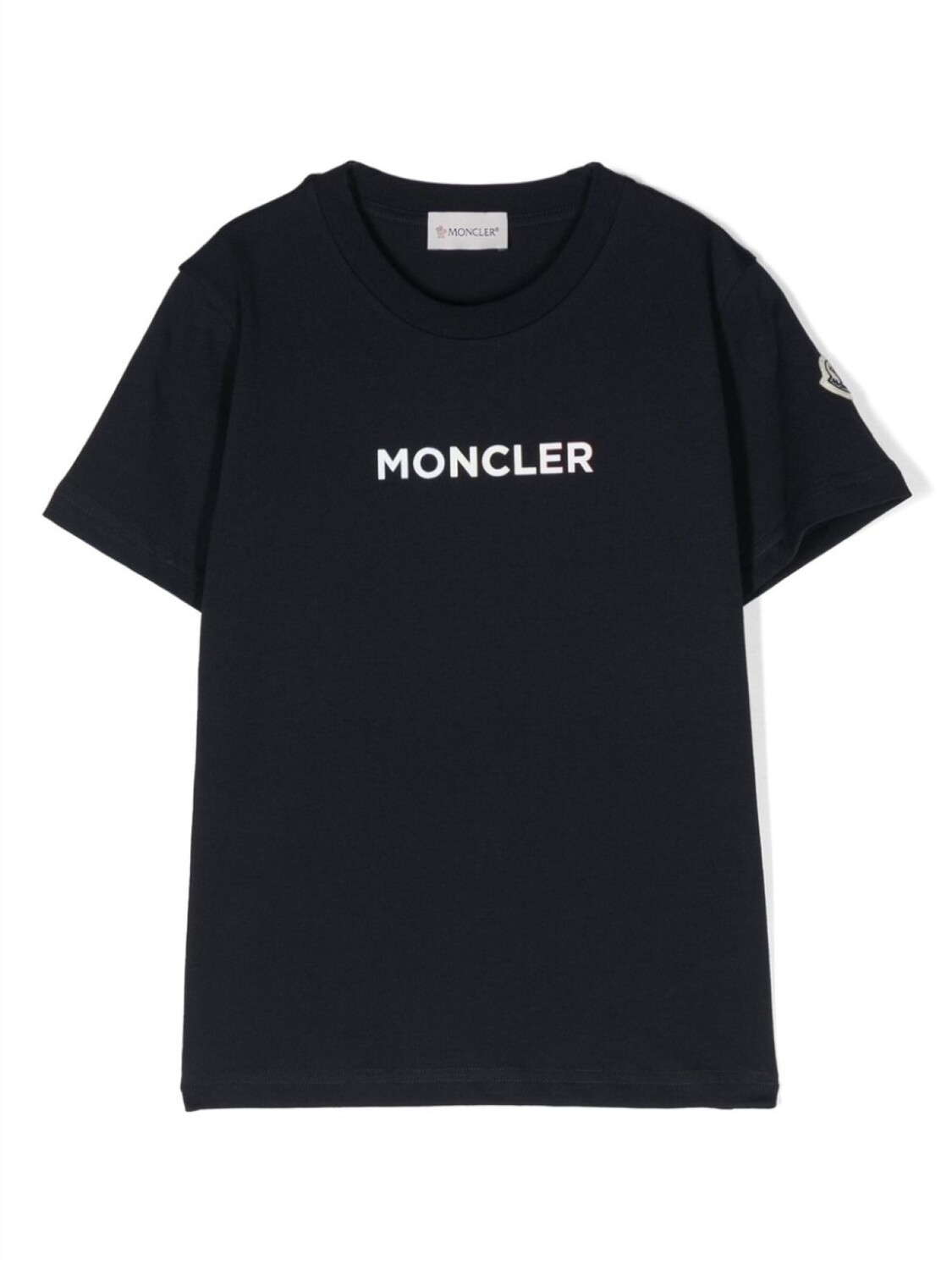 

Moncler Enfant футболка с логотипом, синий