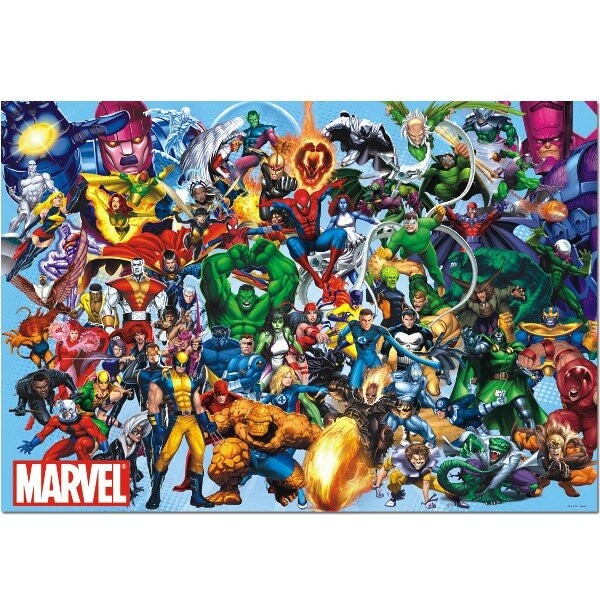 

Educa, Пазл Marvel, Судьба героев, 1000 шт.