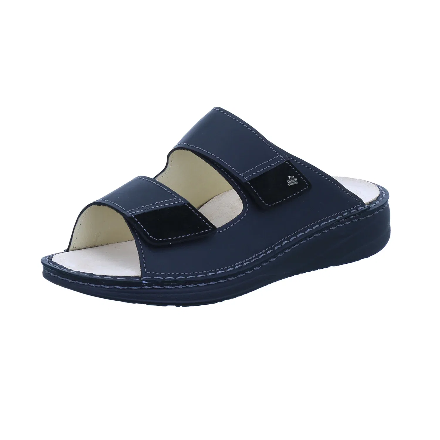 Тапочки из кожи Finn Comfort, черный