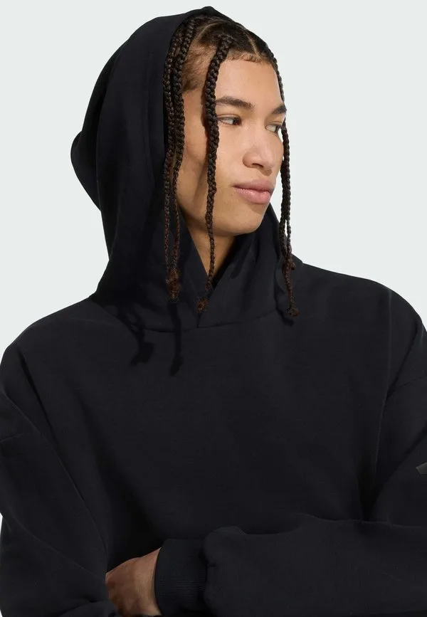 Мягкая роскошная толстовка Adidas Sportswear, Black — фото 4
