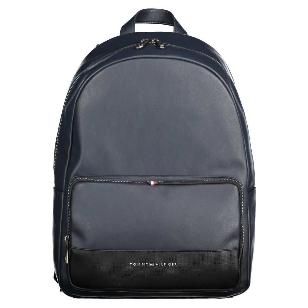 

Синий полиэтиленовый мужской рюкзак Tommy Hilfiger