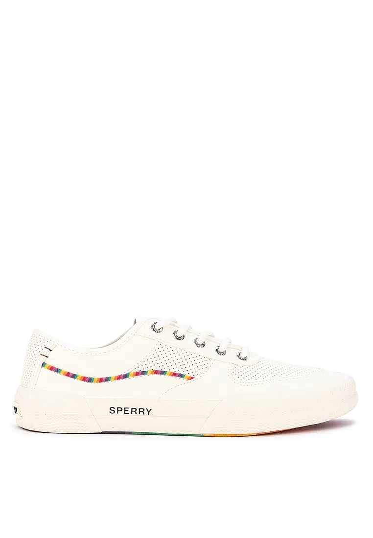 Мужские кожаные кроссовки Soltide Sperry, светло-бежевый