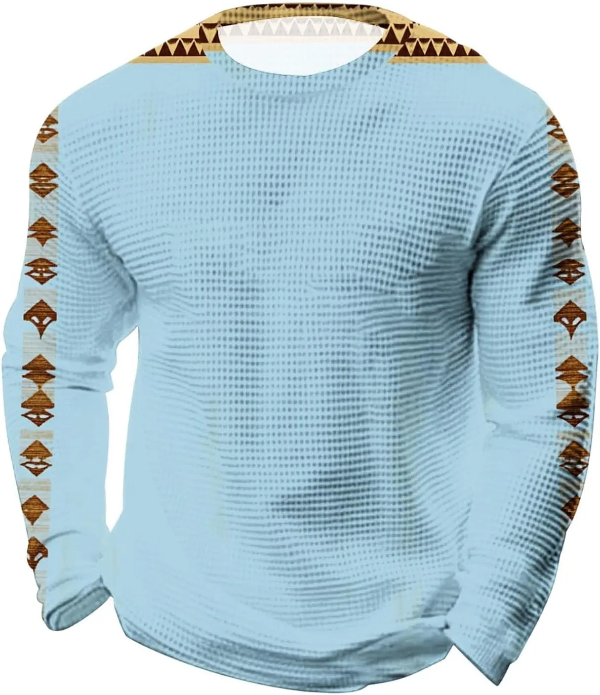

Мужская футболка Vintage Ethnic Waffle Muscle с длинным рукавом Cambkatl