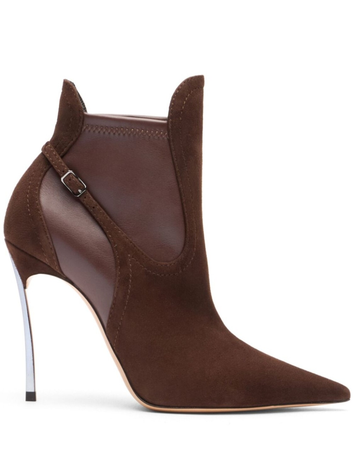 Ботильоны Blade Double 100 Casadei, коричневый