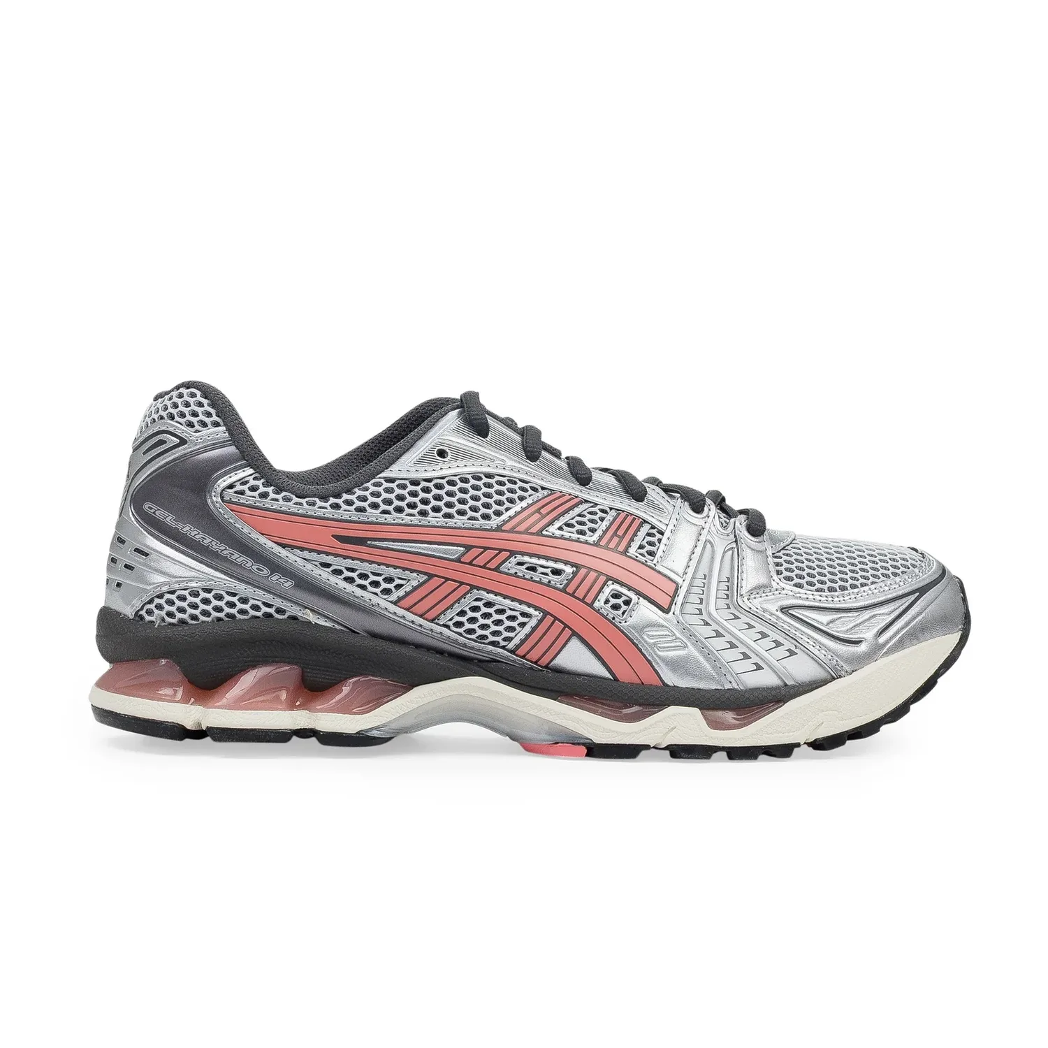 Кроссовки Kayano 14 Белый/Серебристый/Папайя Гель-14 Asics