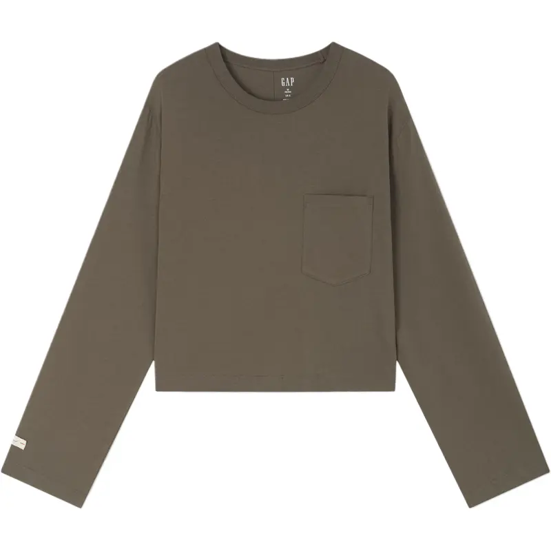 

Футболка женская Woody Brown GAP, бежево-желтая