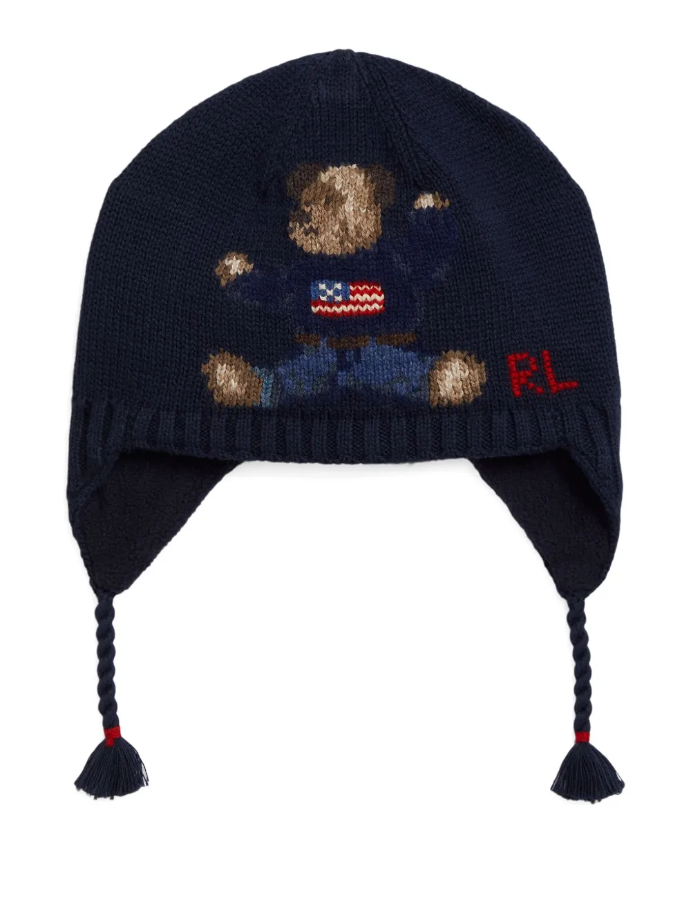 

Шапка с вышивкой POLO RALPH LAUREN KIDS, синий
