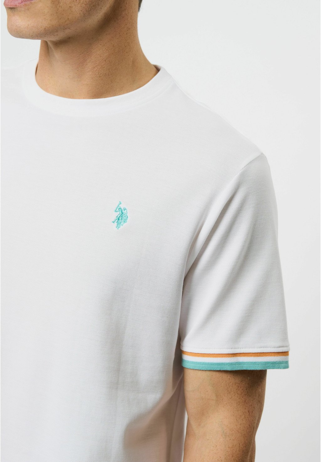Базовая футболка NILS U.S. Polo Assn., белый — фото 4