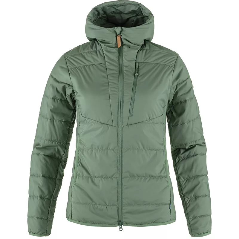 

Женская толстовка с капюшоном Fjallraven Keb, цвет Patina Green