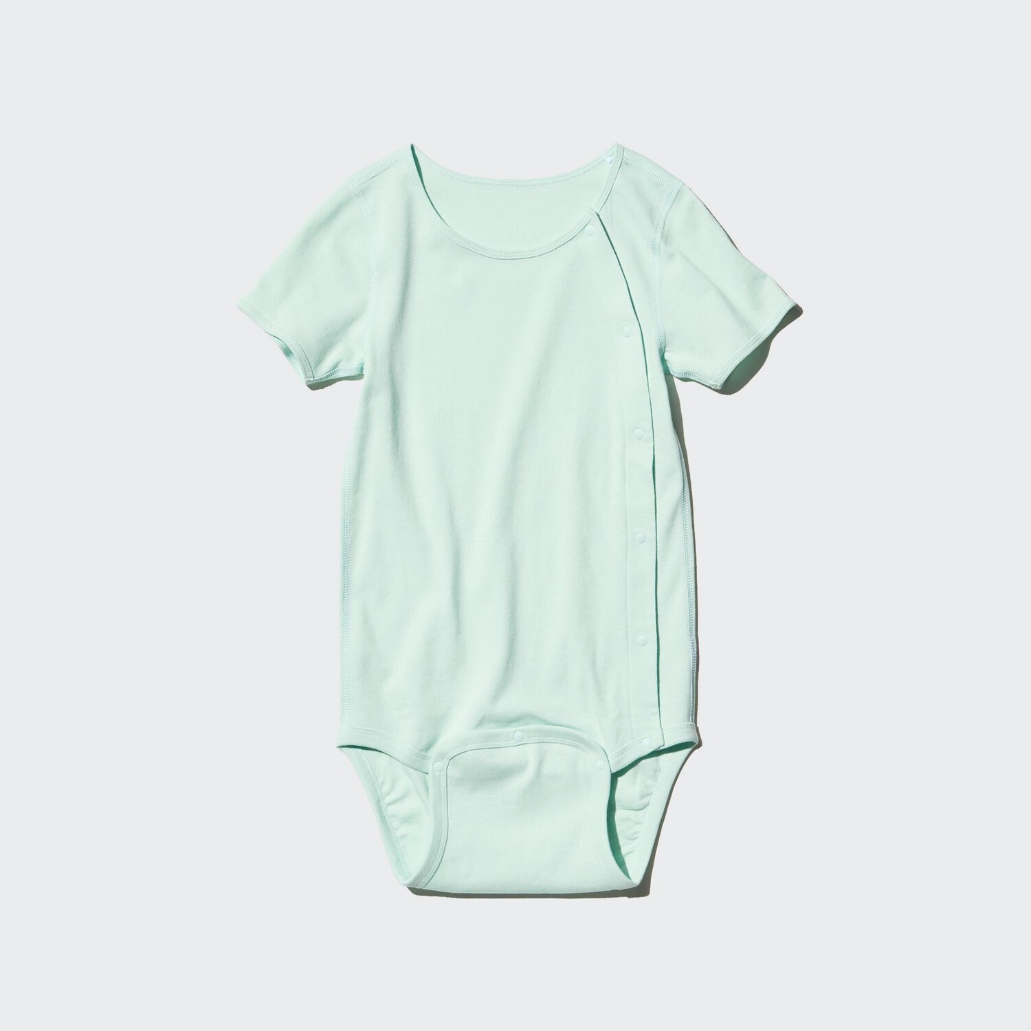 

Хлопковое боди UNIQLO, светло-зеленый