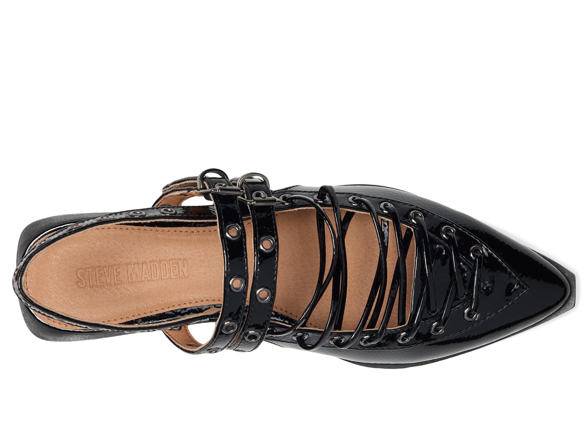 Сандалии Steve Madden Galanti, Black Patent — фото 2