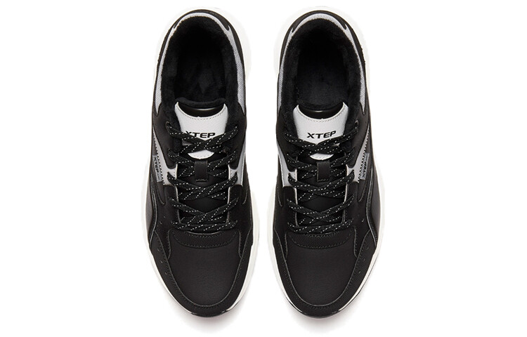 Мужская обувь Lifestyle с низким верхом, черного/серого цвета Xtep — фото 2