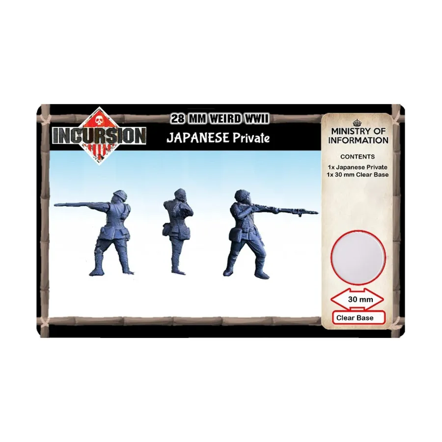 

японский частный, Incursion - Pacific Theater (28mm) (Tabletop Games)
