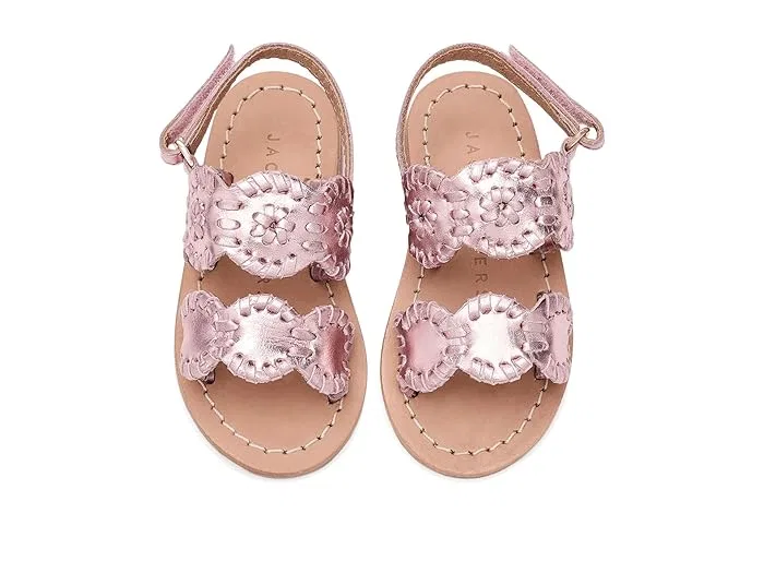 Сандалии Lauren Flat Jack Rogers Kids, Rose Quartz — фото 3