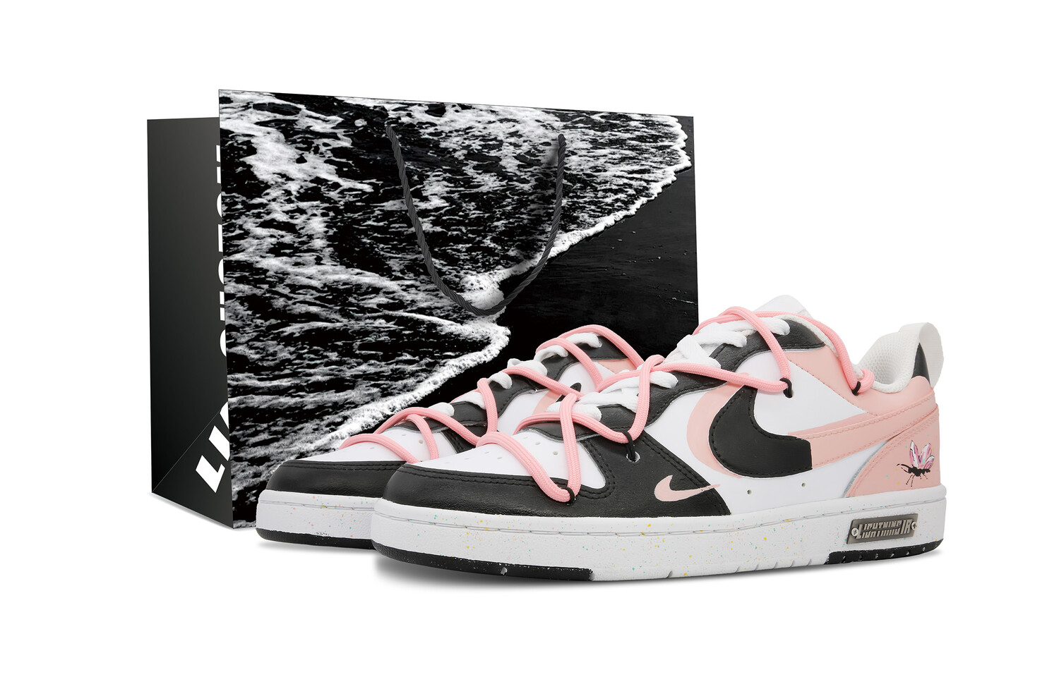 

Кроссовки Nike Court Borough Skateboard Shoes Women's Low-Top Black