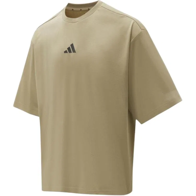 Футболка Adidas Men's Khaki Crew Neck Moderate