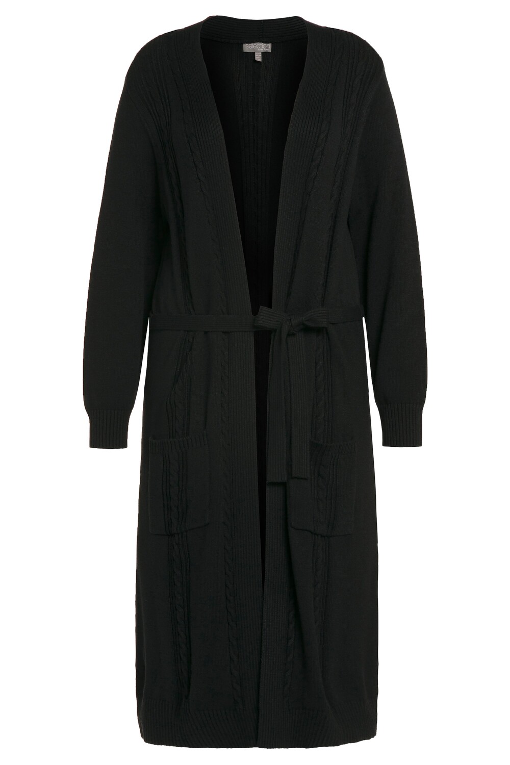 

Толстовка Ulla Popken Strickjacke, черный