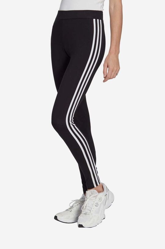 

Узкие леггинсы с 3 полосками adidas Originals, черный