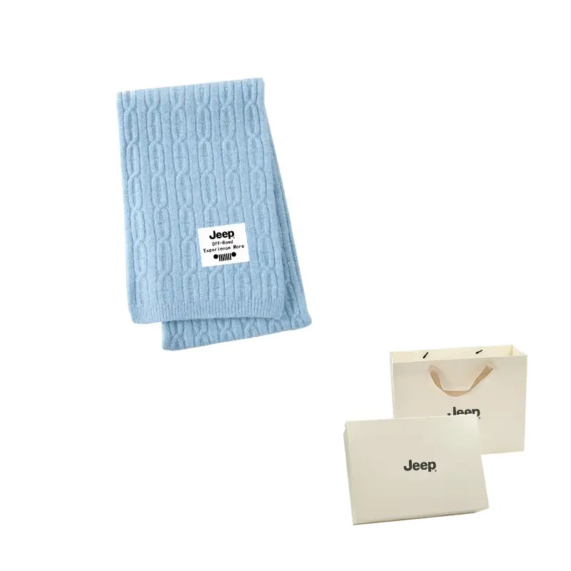 

Шарф из полиэстера Unisex Jeep, sky синий