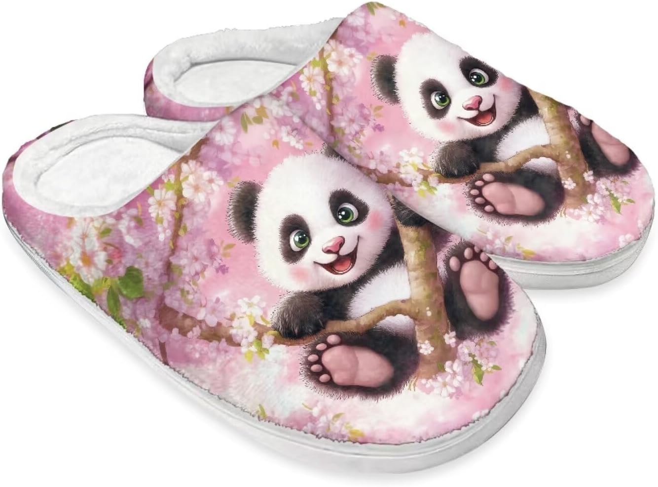 

Тапочки STUOARTE для женщин и мужчин, мягкие домашние тапочки, теплые и пушистые, плюшевые, противоскользящие, на низком ходу, черный/розовый